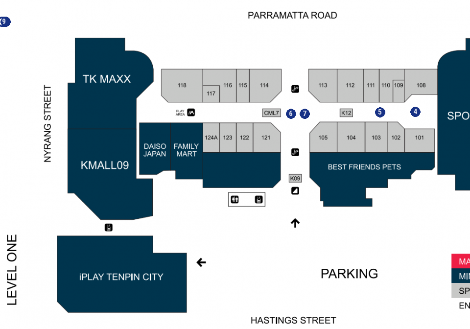 Lidcombe Shopping Centre Level 1