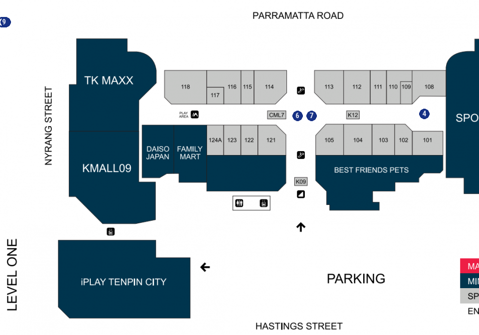 Lidcombe Shopping Centre Level 1