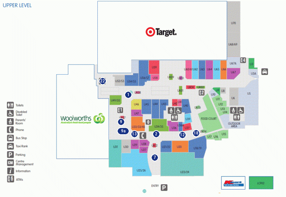 Campbelltown Mall Upper Level