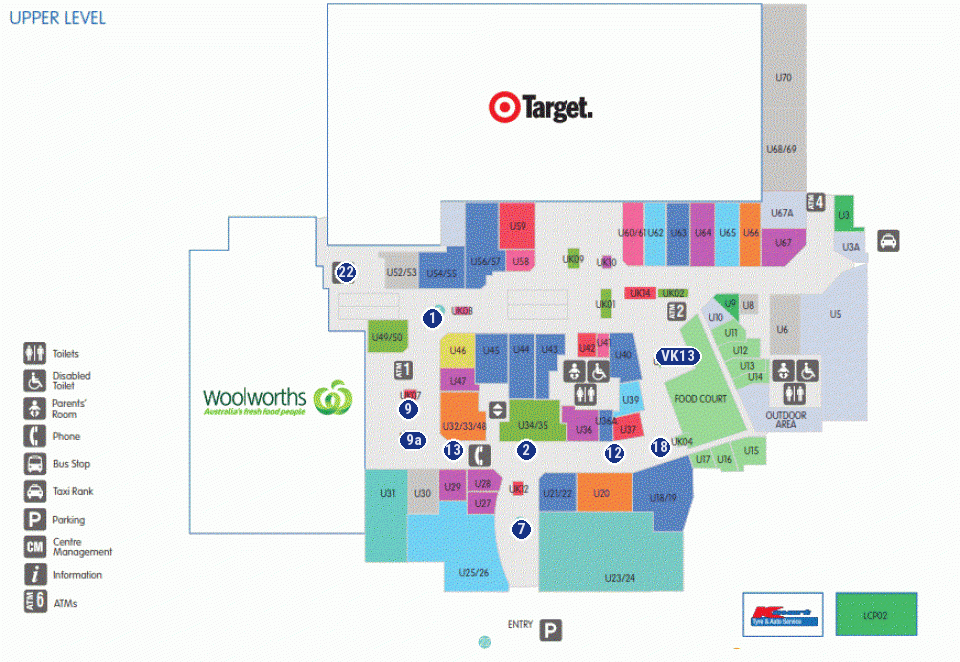 Campbelltown Mall Upper Level