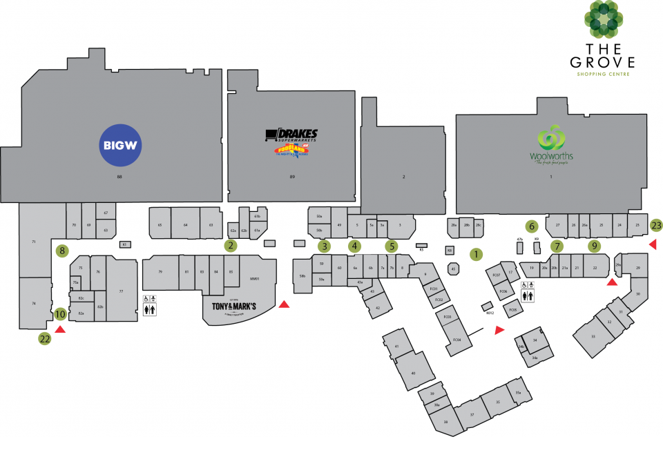 The Grove Shopping Centre Floor 1