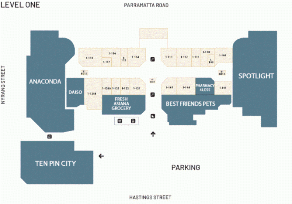 Lidcombe Shopping Centre Level 1